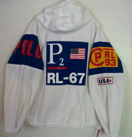 公式カスタマイズ商品 polo ラルフローレン　1992 1993 P2 ジャケット ナイロンジャケット